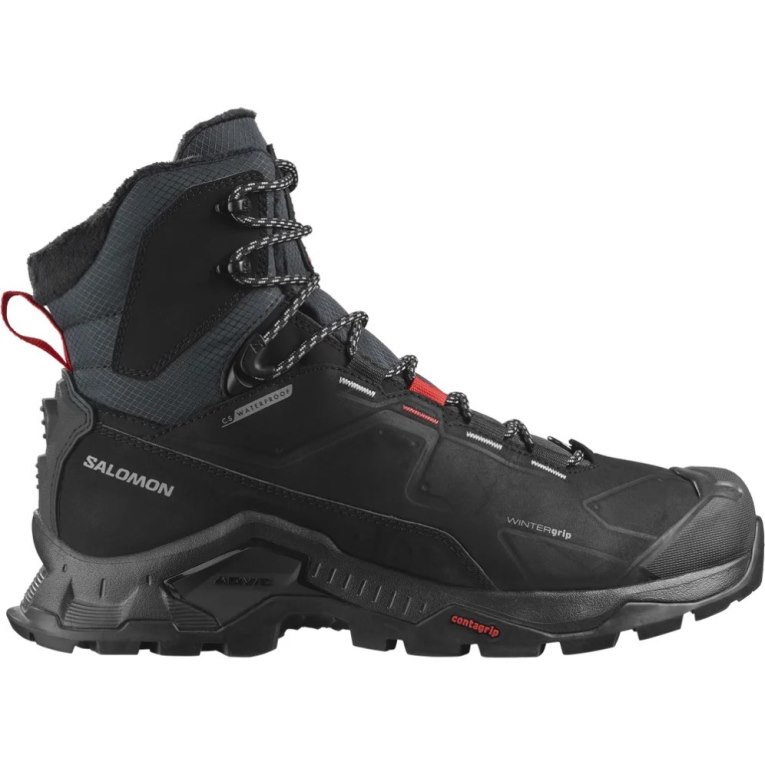 Botas de Inverno Salomon Quest Inverno Thinsulate Climasalomon Impermeáveis Feminino Pretas | PT A52610